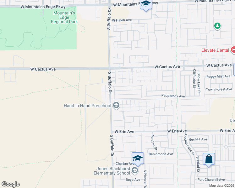 map of restaurants, bars, coffee shops, grocery stores, and more near 7728 Lots Hills Drive in Las Vegas