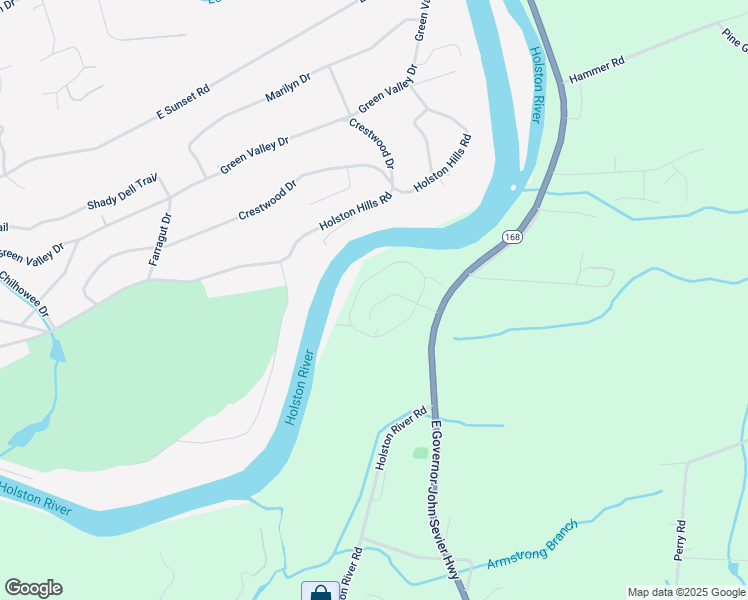 map of restaurants, bars, coffee shops, grocery stores, and more near 5435 Garden Cress Trail in Knoxville