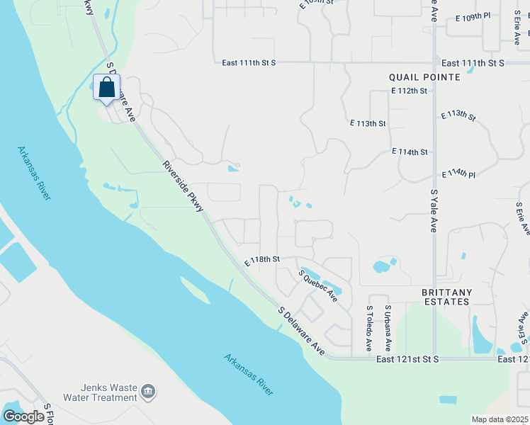 map of restaurants, bars, coffee shops, grocery stores, and more near 11603 South New Haven Avenue in Tulsa