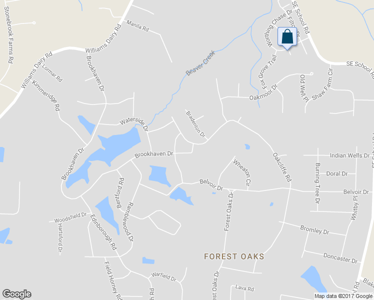 map of restaurants, bars, coffee shops, grocery stores, and more near 4805 Brookhaven Drive in Greensboro