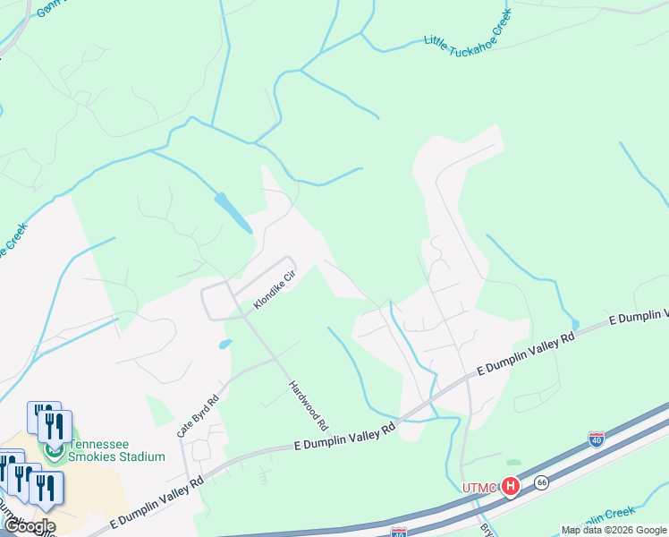 map of restaurants, bars, coffee shops, grocery stores, and more near 3849 Catewright Road in Sevier County
