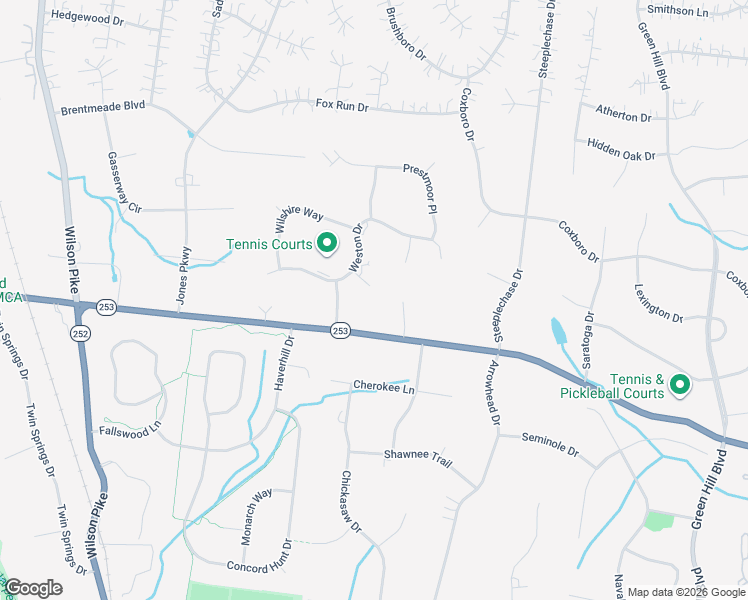 map of restaurants, bars, coffee shops, grocery stores, and more near 1089 Warrington Court in Brentwood