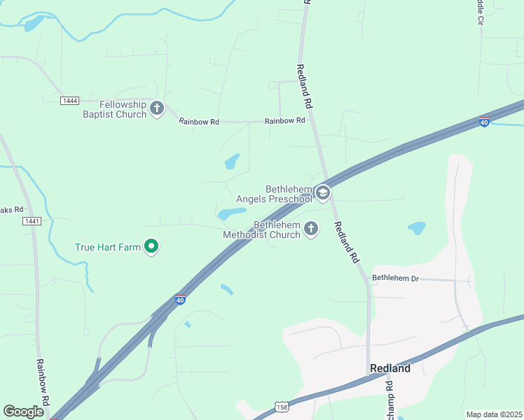 map of restaurants, bars, coffee shops, grocery stores, and more near 184 Harper Road in Advance