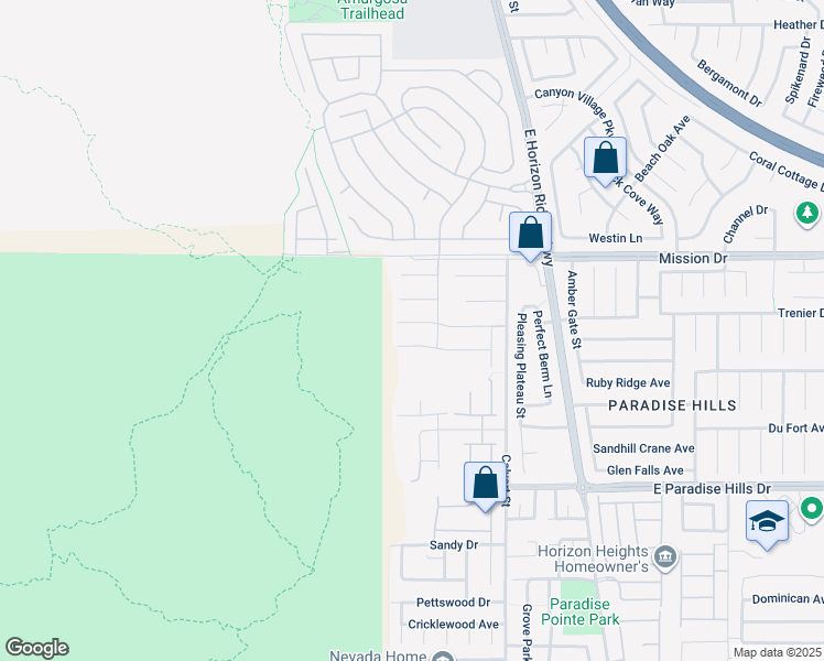 map of restaurants, bars, coffee shops, grocery stores, and more near 87 Rattlesnake Grass Court in Henderson