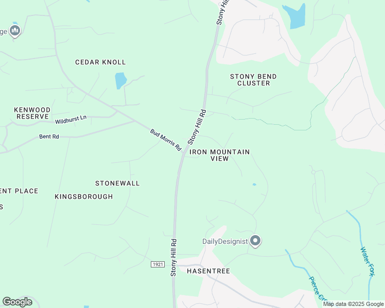 map of restaurants, bars, coffee shops, grocery stores, and more near 7502 Stony Hill Road in Wake Forest