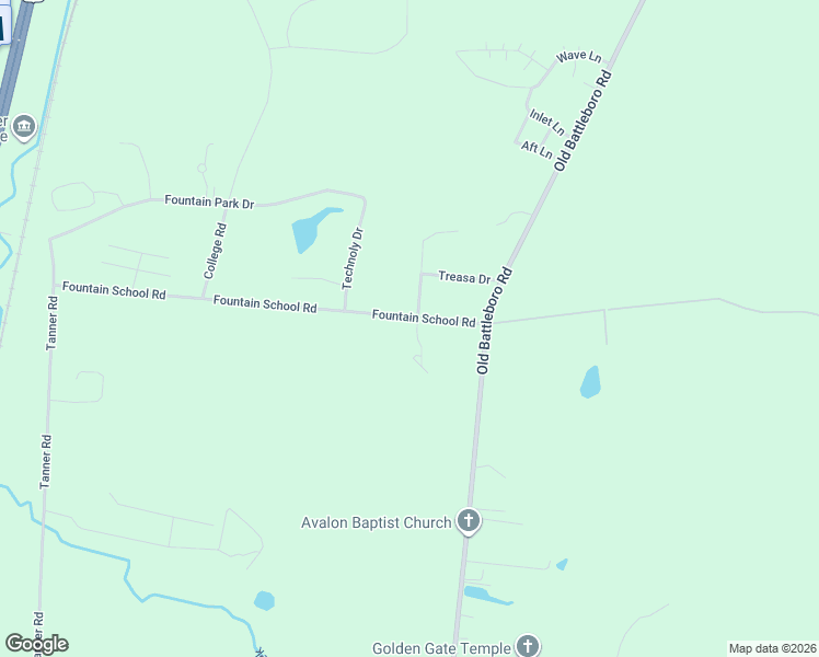 map of restaurants, bars, coffee shops, grocery stores, and more near 677 Fountain School Road in Edgecombe County