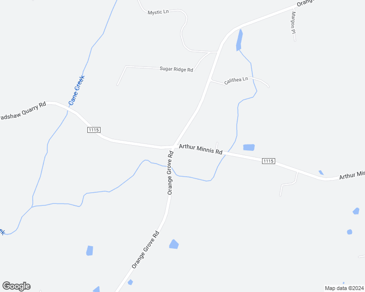 map of restaurants, bars, coffee shops, grocery stores, and more near 5490 Arthur Minnis Road in Hillsborough