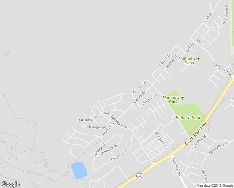 map of restaurants, bars, coffee shops, grocery stores, and more near 670 Mount Bona Way in Boulder City