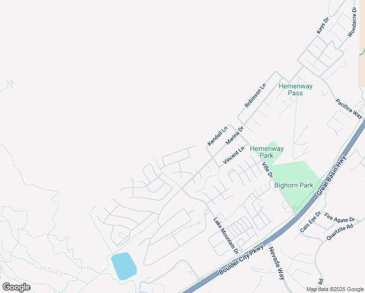 map of restaurants, bars, coffee shops, grocery stores, and more near 670 Mount Bona Way in Boulder City