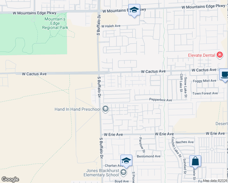 map of restaurants, bars, coffee shops, grocery stores, and more near 7703 Peaceful Trellis Drive in Las Vegas