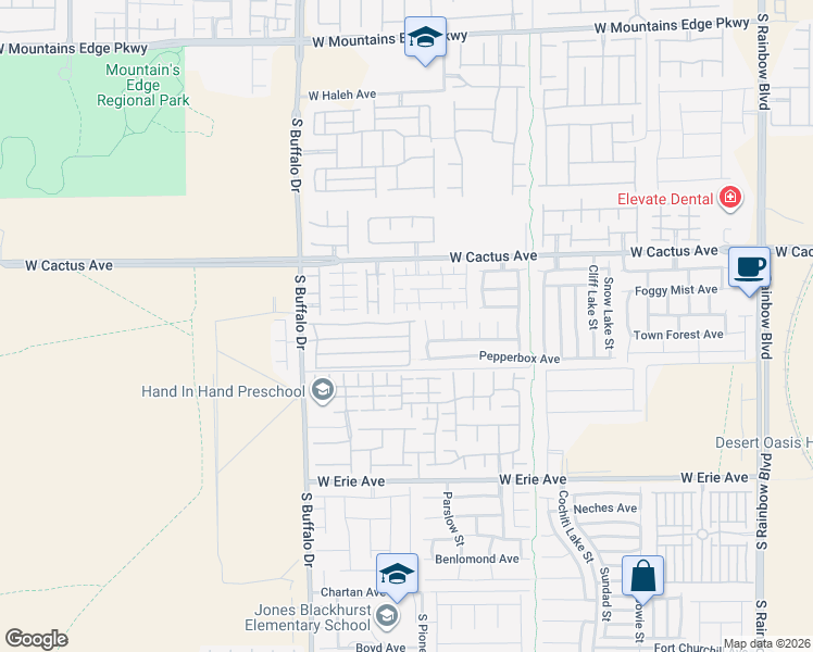 map of restaurants, bars, coffee shops, grocery stores, and more near 7595 Peaceful Trellis Drive in Las Vegas