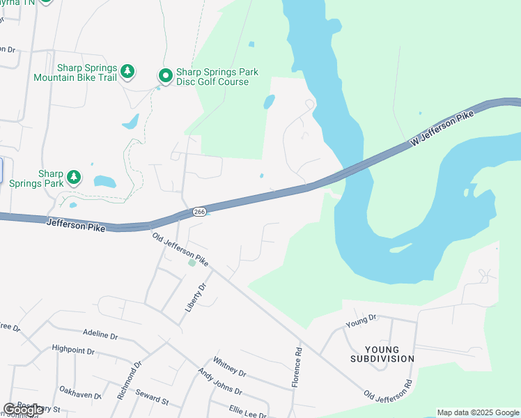 map of restaurants, bars, coffee shops, grocery stores, and more near 7879 Jefferson Pike in Smyrna