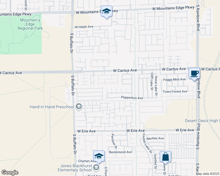 map of restaurants, bars, coffee shops, grocery stores, and more near 10619 Tamaruga Court in Las Vegas