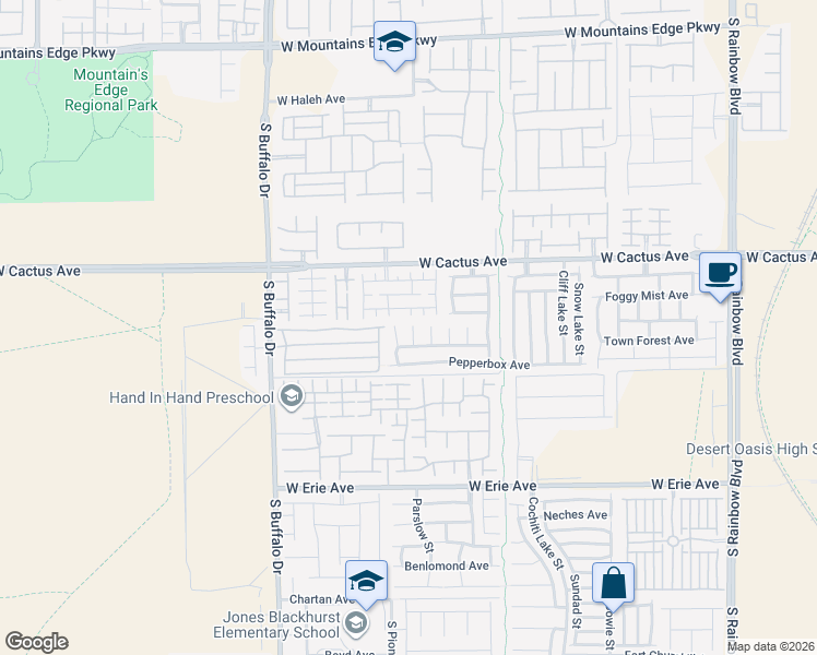 map of restaurants, bars, coffee shops, grocery stores, and more near 10619 Tamaruga Court in Las Vegas