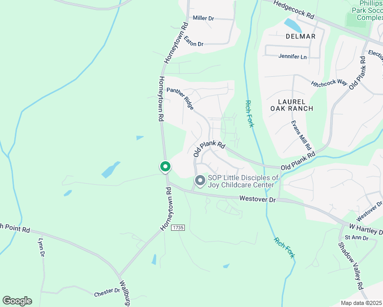 map of restaurants, bars, coffee shops, grocery stores, and more near 6062 Birkdale Drive in High Point
