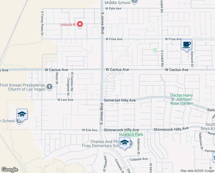 map of restaurants, bars, coffee shops, grocery stores, and more near 10618 Allegrini Drive in Las Vegas