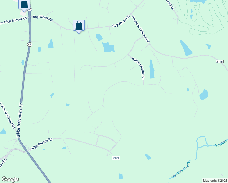 map of restaurants, bars, coffee shops, grocery stores, and more near 3057 Mattie Florence Drive in Graham