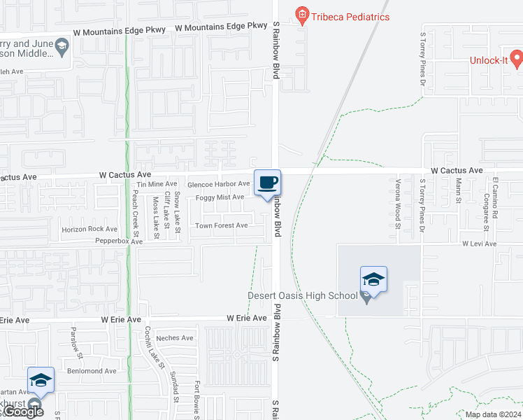 map of restaurants, bars, coffee shops, grocery stores, and more near 6948 Sturgeon Cape Avenue in Las Vegas