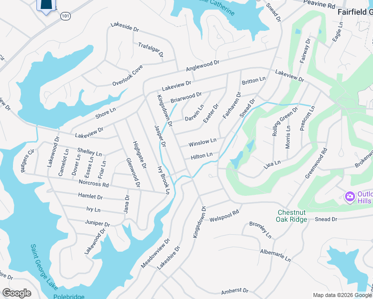 map of restaurants, bars, coffee shops, grocery stores, and more near 123 Winslow Lane in Crossville