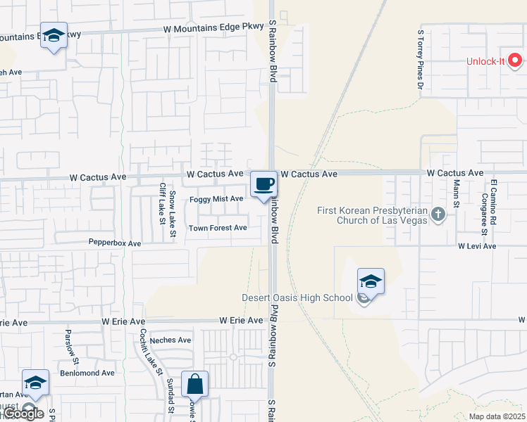 map of restaurants, bars, coffee shops, grocery stores, and more near 6930 Sturgeon Cape Avenue in Las Vegas