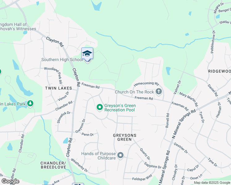 map of restaurants, bars, coffee shops, grocery stores, and more near 925 Obsidian Way in Durham