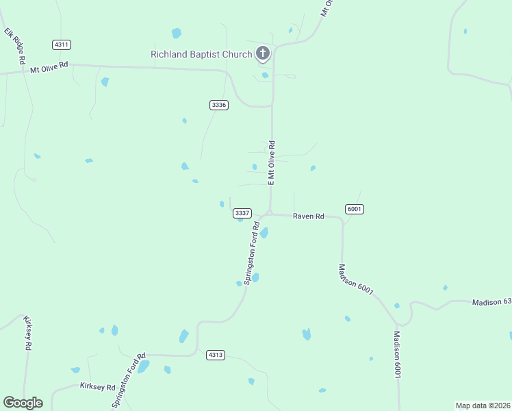 map of restaurants, bars, coffee shops, grocery stores, and more near 11045 East Mount Olive Road in Elkins