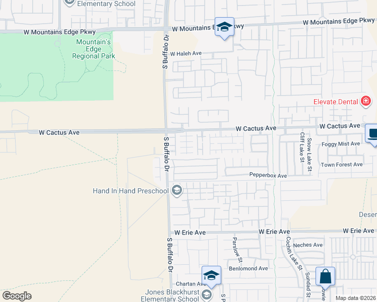 map of restaurants, bars, coffee shops, grocery stores, and more near 7718 Ornamento Way in Las Vegas