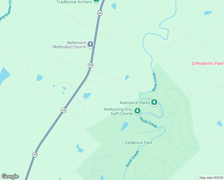 map of restaurants, bars, coffee shops, grocery stores, and more near 1664 Ja Sharpe Road in Burlington