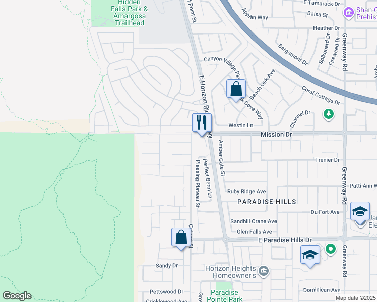 map of restaurants, bars, coffee shops, grocery stores, and more near 26 Precipice Ct in Henderson