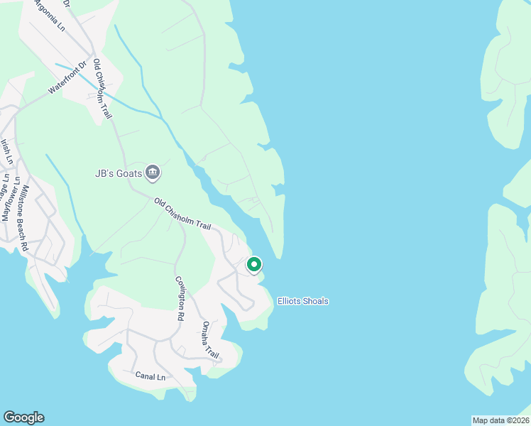 map of restaurants, bars, coffee shops, grocery stores, and more near 1532-1698 Woods Ridge Road in Dandridge