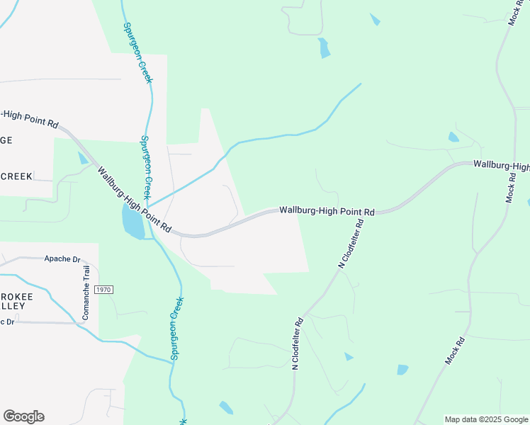 map of restaurants, bars, coffee shops, grocery stores, and more near 1297 Wallburg-High Point Road in High Point