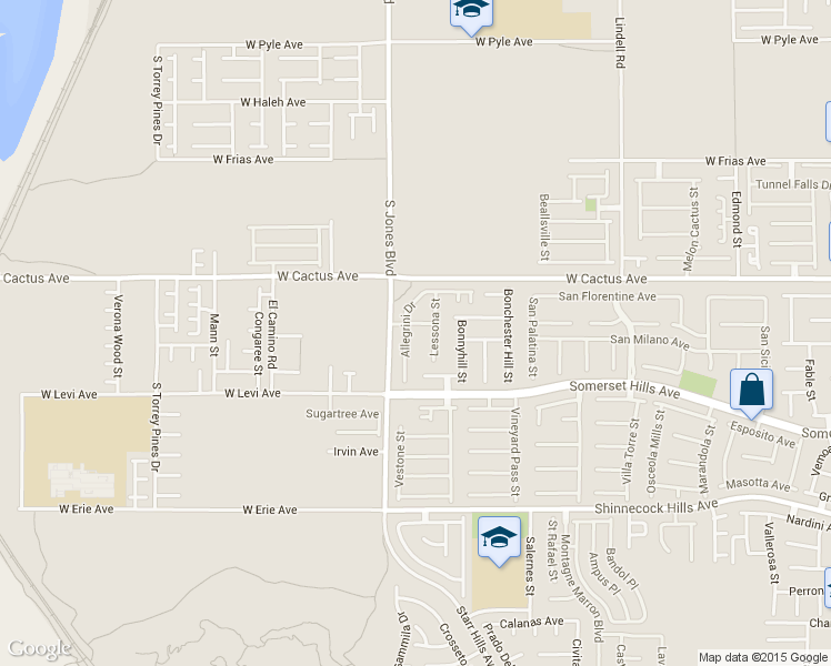 map of restaurants, bars, coffee shops, grocery stores, and more near 6057 West Traviata Avenue in Las Vegas