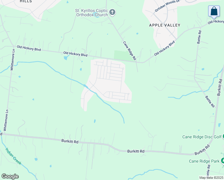 map of restaurants, bars, coffee shops, grocery stores, and more near 3521 Four Leaf Way in Nashville
