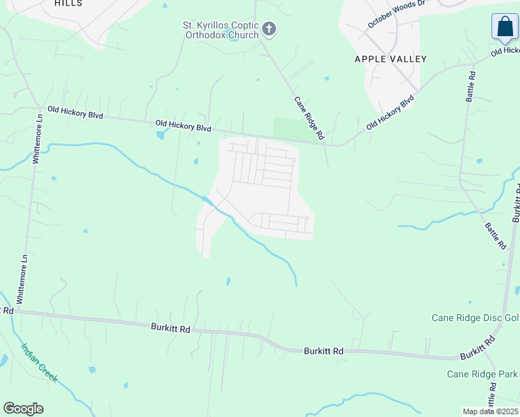 map of restaurants, bars, coffee shops, grocery stores, and more near 3521 Four Leaf Way in Nashville
