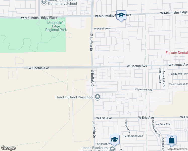 map of restaurants, bars, coffee shops, grocery stores, and more near 7795 Santos Bay Court in Las Vegas