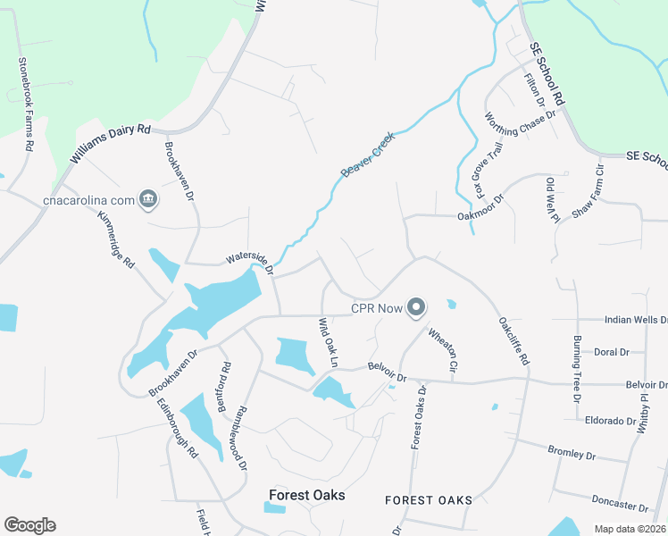 map of restaurants, bars, coffee shops, grocery stores, and more near 4000 Bradenton Drive in Greensboro