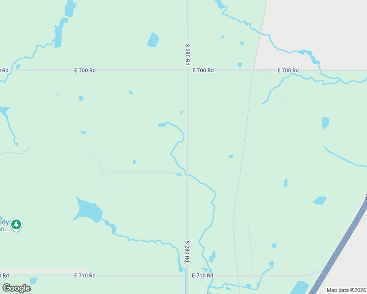 map of restaurants, bars, coffee shops, grocery stores, and more near 70375 South 280 Road in Wagoner