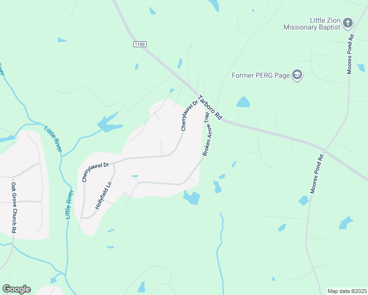 map of restaurants, bars, coffee shops, grocery stores, and more near 105 Cherrylaurel Drive in Youngsville