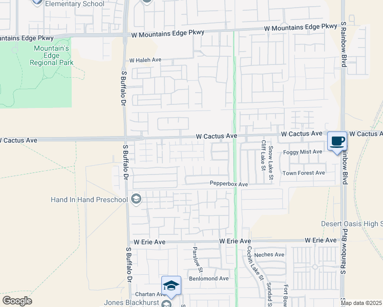 map of restaurants, bars, coffee shops, grocery stores, and more near 7533 Luna Bella Avenue in Las Vegas