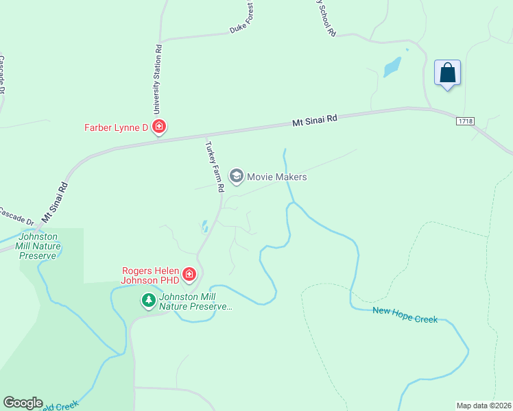 map of restaurants, bars, coffee shops, grocery stores, and more near 5500 Lockridge Road in Durham