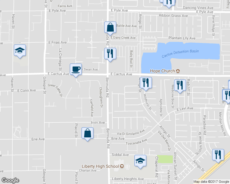 map of restaurants, bars, coffee shops, grocery stores, and more near 10631 South Rabbit Ridge Court in Las Vegas