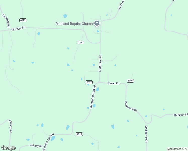 map of restaurants, bars, coffee shops, grocery stores, and more near 11045 East Mount Olive Road in Elkins