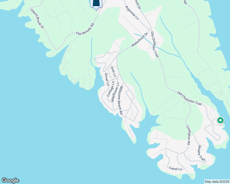 map of restaurants, bars, coffee shops, grocery stores, and more near 1549 Mayflower Lane in Dandridge
