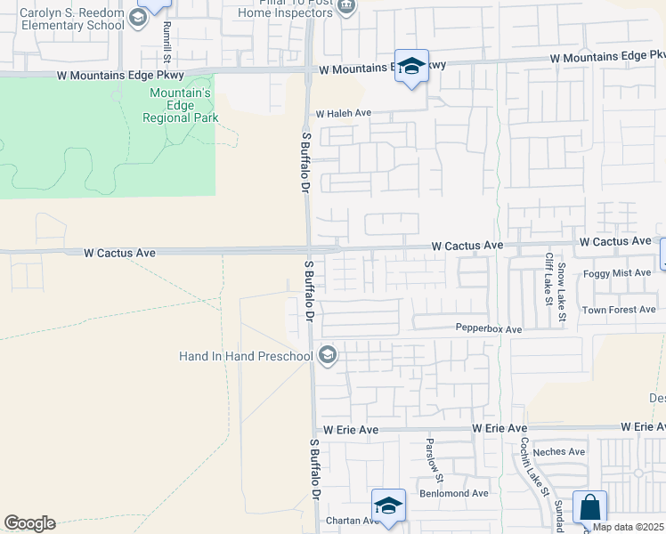 map of restaurants, bars, coffee shops, grocery stores, and more near 7715 Epico Way in Las Vegas