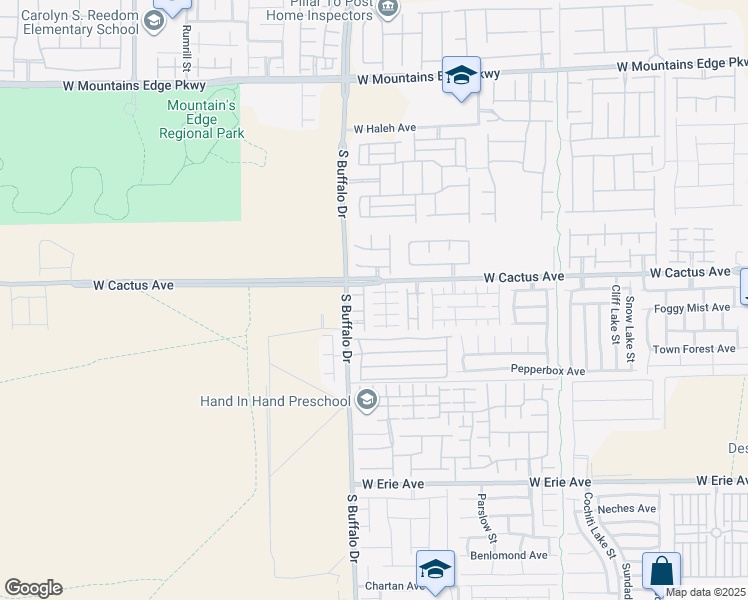 map of restaurants, bars, coffee shops, grocery stores, and more near 7715 Epico Way in Las Vegas