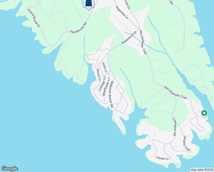 map of restaurants, bars, coffee shops, grocery stores, and more near 1549 Mayflower Lane in Dandridge