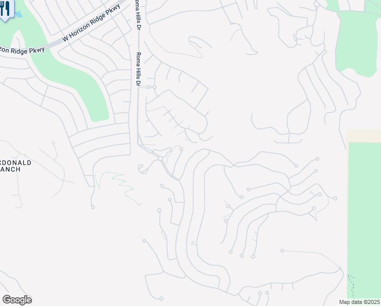 map of restaurants, bars, coffee shops, grocery stores, and more near 9 Cloud Chaser Boulevard in Henderson