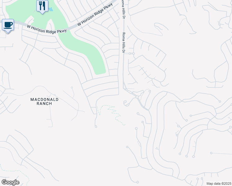 map of restaurants, bars, coffee shops, grocery stores, and more near 1802 Cypress Mesa Drive in Henderson