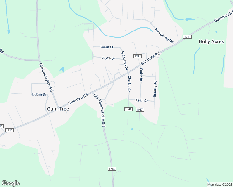 map of restaurants, bars, coffee shops, grocery stores, and more near 300169 Beacher Gardner Road in Winston-Salem