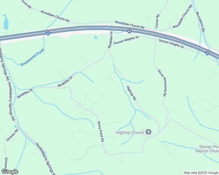 map of restaurants, bars, coffee shops, grocery stores, and more near 1501 Strawberry Hills Lane in Knoxville